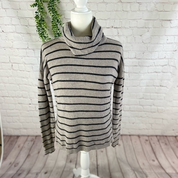 𝅺madewell striped Turtleneck Sweater XS - Picture 1 of 2